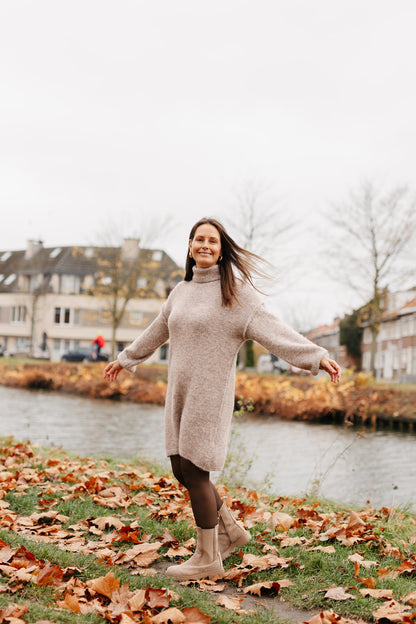 Zacht oversized wolkleedje zonder prik