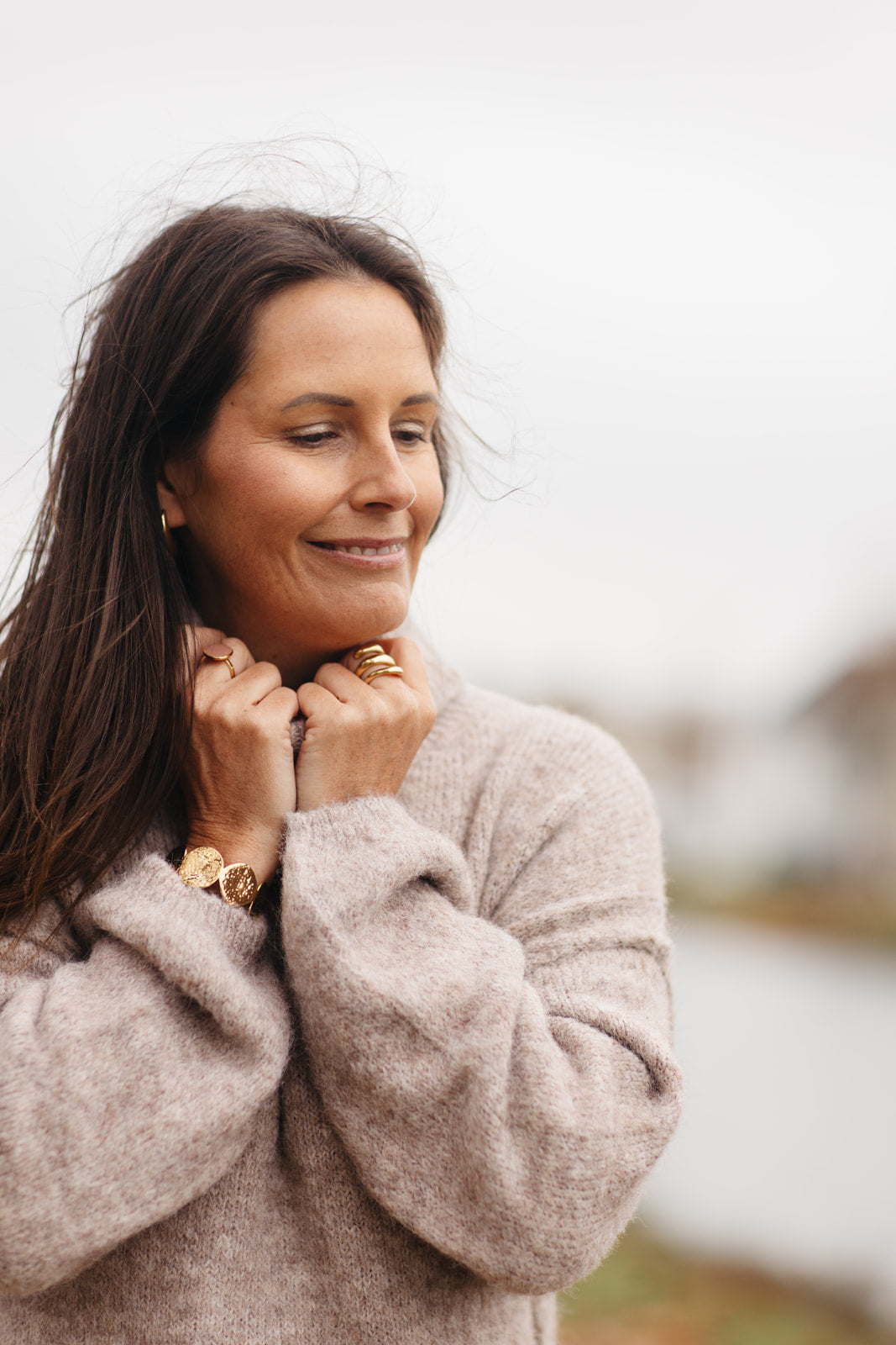 Zacht oversized wolkleedje zonder prik