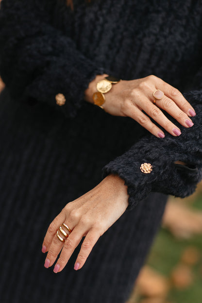 Warme damesjurk zonder prik – styled outfit