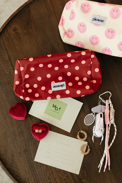 Pink sneaker bag charm